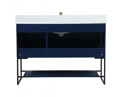 Elegant Bathroom Vanity - Blue (VF42548MBL-BS)