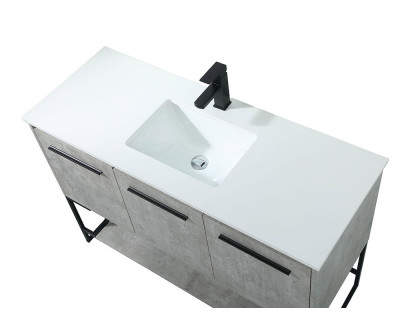 Elegant Bathroom Vanity - Concrete Gray (VF42548MCG)