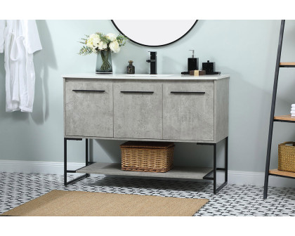 Elegant Bathroom Vanity - Concrete Gray (VF42548MCG)