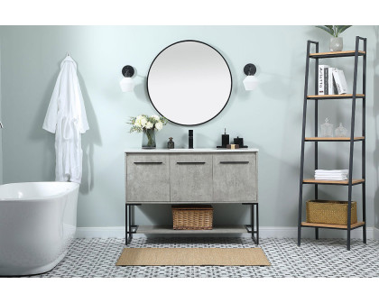 Elegant Bathroom Vanity - Concrete Gray (VF42548MCG)