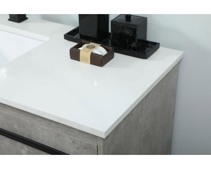 Elegant Bathroom Vanity - Concrete Gray (VF42548MCG)