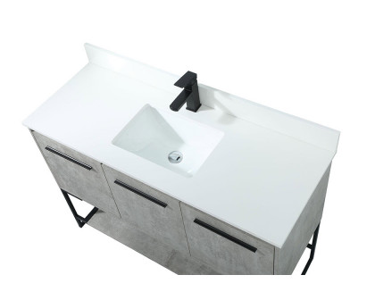 Elegant Bathroom Vanity - Concrete Gray (VF42548MCG-BS)