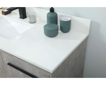 Elegant Bathroom Vanity - Concrete Gray (VF42548MCG-BS)