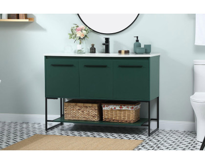 Elegant Bathroom Vanity - Green (VF42548MGN)