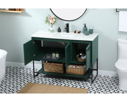 Elegant Bathroom Vanity - Green (VF42548MGN)