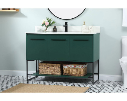 Elegant Bathroom Vanity - Green (VF42548MGN-BS)