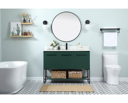 Elegant Bathroom Vanity - Green (VF42548MGN-BS)