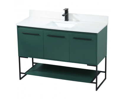 Elegant Bathroom Vanity - Green (VF42548MGN-BS)