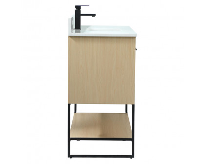 Elegant Bathroom Vanity - Maple (VF42548MMP-BS)