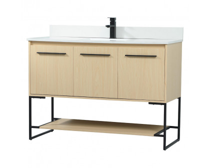 Elegant Bathroom Vanity - Maple (VF42548MMP-BS)