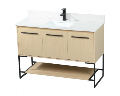 Elegant Bathroom Vanity - Maple (VF42548MMP-BS)