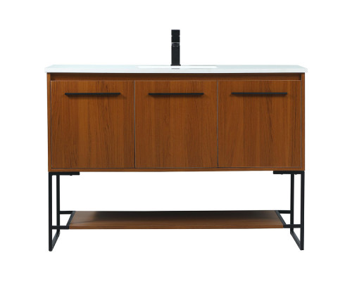 Elegant Bathroom Vanity - Teak (VF42548MTK)