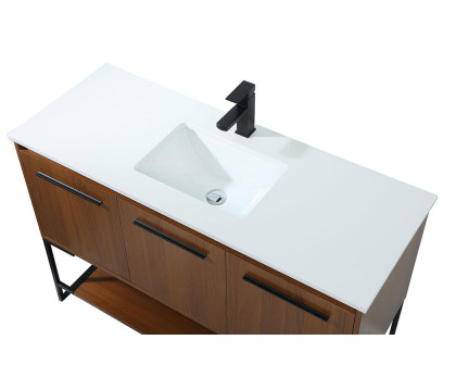 Elegant Bathroom Vanity - Teak (VF42548MTK)