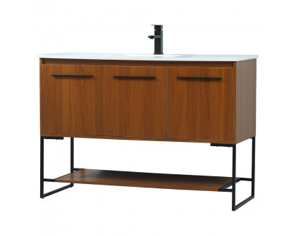 Elegant Bathroom Vanity - Teak (VF42548MTK)