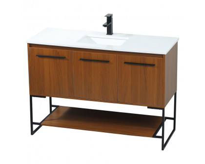 Elegant Bathroom Vanity - Teak (VF42548MTK)