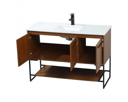 Elegant Bathroom Vanity - Teak (VF42548MTK)