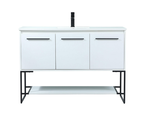 Elegant Bathroom Vanity - White (VF42548MWH)