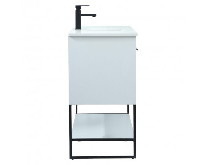 Elegant Bathroom Vanity - White (VF42548MWH)