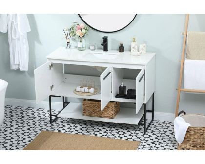 Elegant Bathroom Vanity - White (VF42548MWH)