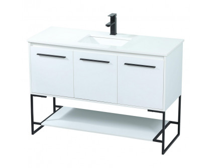 Elegant Bathroom Vanity - White (VF42548MWH)