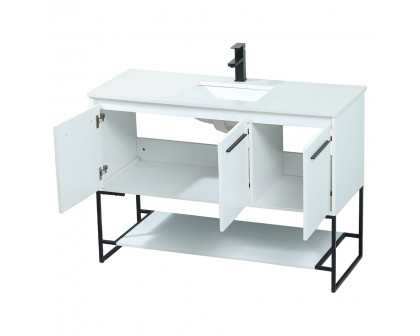 Elegant Bathroom Vanity - White (VF42548MWH)