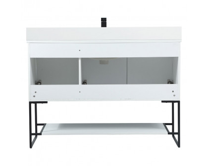 Elegant Bathroom Vanity - White (VF42548MWH-BS)