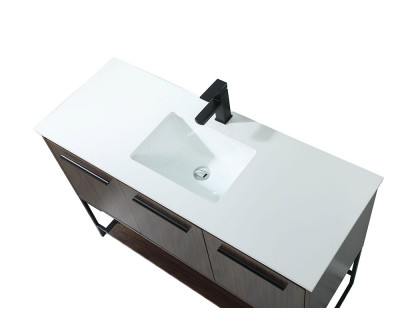 Elegant Bathroom Vanity - Walnut (VF42548MWT)