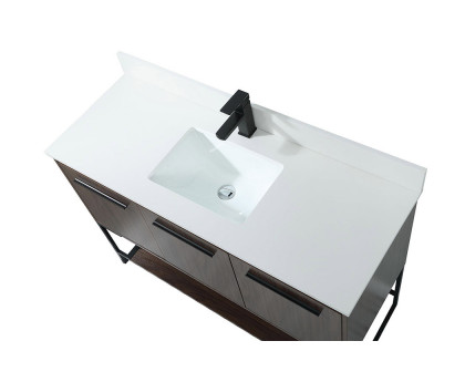 Elegant Bathroom Vanity - Walnut (VF42548MWT-BS)