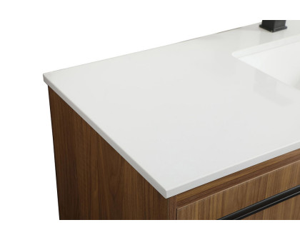 Elegant Bathroom Vanity - Walnut Brown (VF42548WB)