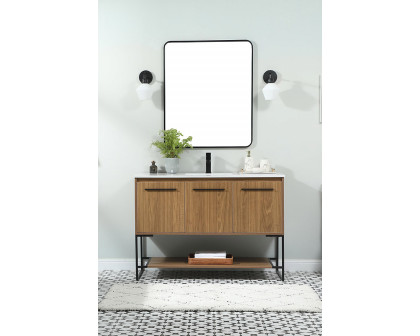 Elegant Bathroom Vanity - Walnut Brown (VF42548WB)