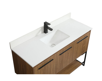 Elegant Bathroom Vanity - Walnut Brown (VF42548WB-BS)