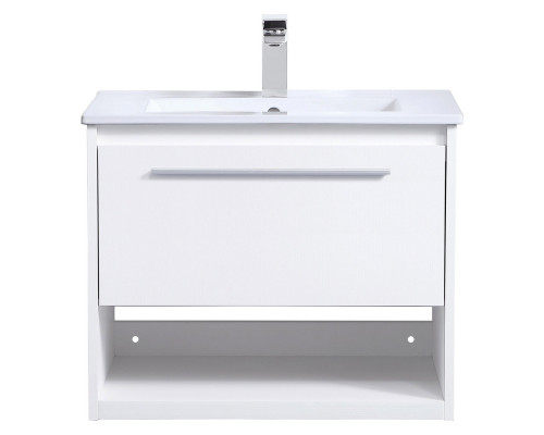 Elegant Bathroom Vanity - White, L 24" (VF43024WH)