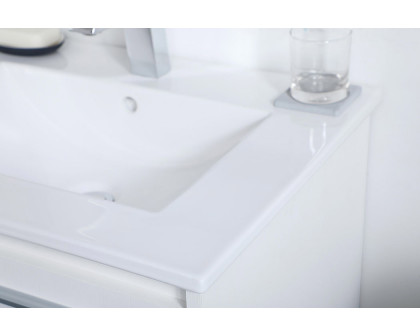 Elegant Bathroom Vanity - White, L 24" (VF43024WH)