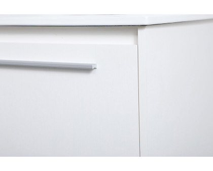 Elegant Bathroom Vanity - White, L 24" (VF43024WH)