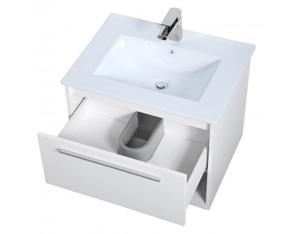 Elegant Bathroom Vanity - White, L 24" (VF43024WH)