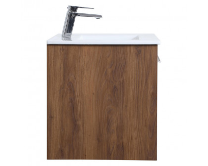 Elegant Bathroom Vanity - Walnut Brown, L 30" (VF43030WB)