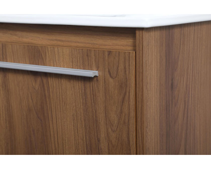 Elegant Bathroom Vanity - Walnut Brown, L 30" (VF43030WB)