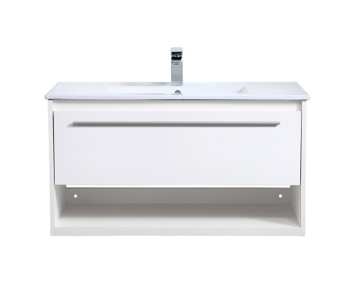 Elegant Bathroom Vanity - White, L 36" (VF43036WH)