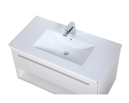 Elegant Bathroom Vanity - White, L 36" (VF43036WH)