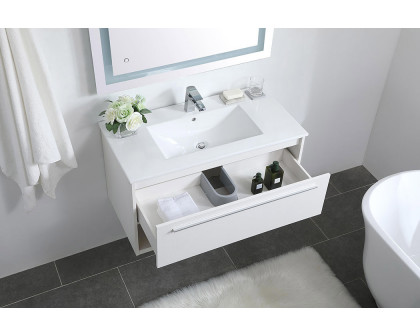 Elegant Bathroom Vanity - White, L 36" (VF43036WH)