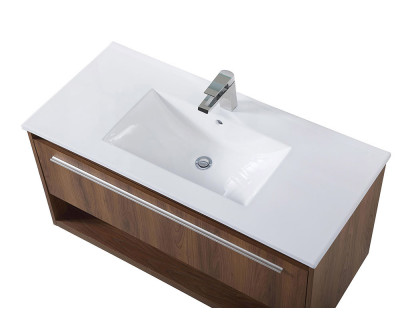 Elegant Bathroom Vanity - Walnut Brown, L 40" (VF43040WB)