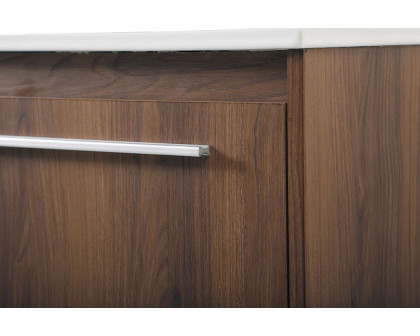 Elegant Bathroom Vanity - Walnut Brown, L 40" (VF43040WB)