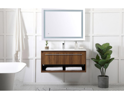 Elegant Bathroom Vanity - Walnut Brown, L 40" (VF43040WB)