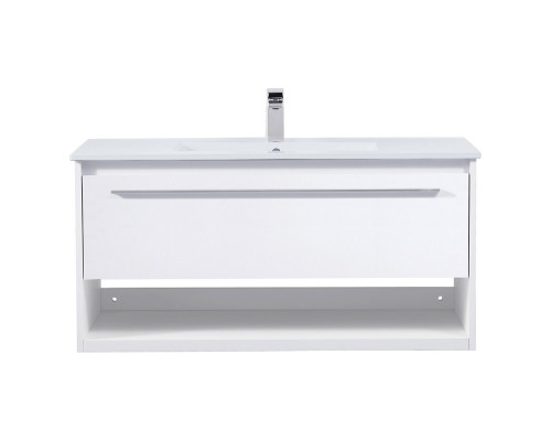 Elegant Bathroom Vanity - White, L 40" (VF43040WH)