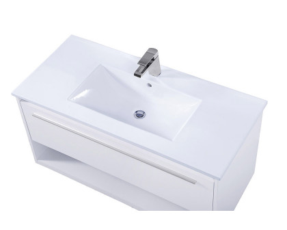 Elegant Bathroom Vanity - White, L 40" (VF43040WH)