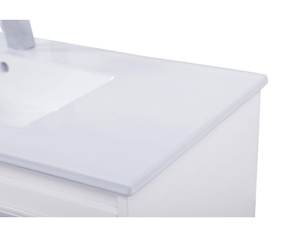 Elegant Bathroom Vanity - White, L 40" (VF43040WH)