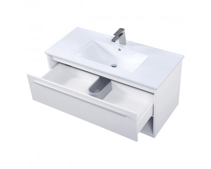 Elegant Bathroom Vanity - White, L 40" (VF43040WH)