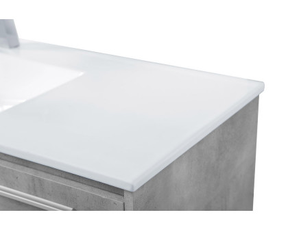 Elegant Bathroom Vanity - Concrete Gray (VF43048CG)