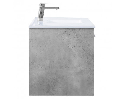 Elegant Bathroom Vanity - Concrete Gray (VF43048CG)