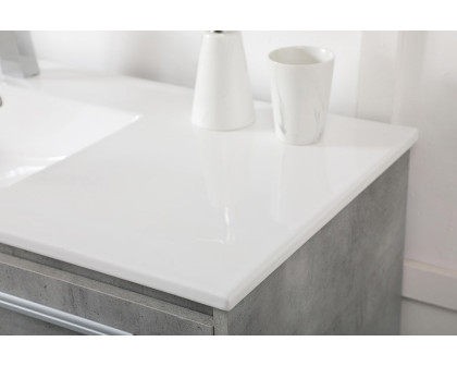 Elegant Bathroom Vanity - Concrete Gray (VF43048CG)